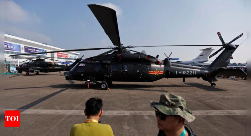 China military displays upgraded Z-20 helicopter at Zhuhai air show