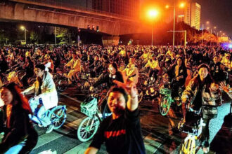 Night bike rides began over dumplings. Now, China is clamping down on them
