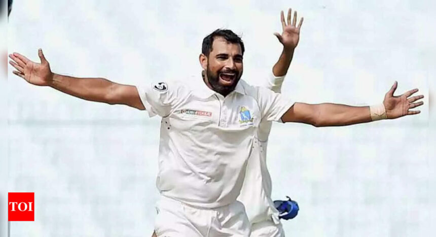 Mohammed Shami: Ranji Trohy: Now, Mohammed Shami lifts Bengal with the bat | Cricket News