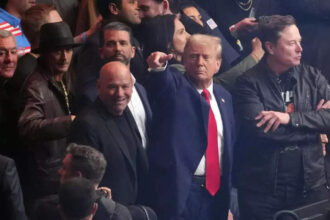Watch: Triumphant Donald Trump, Elon Musk and team return to Madison Square Garden for UFC 309