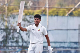 Aaryavir Sehwag: ‘Missed a Ferrari by 23 runs’: Virender Sehwag’s cheeky congratulation to son Aaryavir after 297-run knock | Cricket News