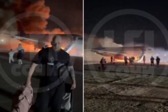 Antalya Airport Fire: Terrified passengers flee as Russian jetliner catches fire on Antalya Airport runway | World News