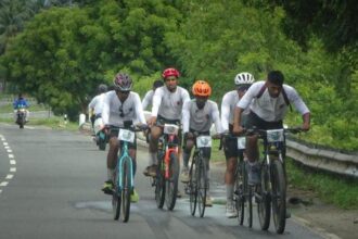 St. Joseph’s University NCC cadets cycle 650 km from Bengaluru to Kanyakumari in 45 hours