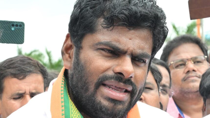 Let police do their work freely, Annamalai tells T.N. government