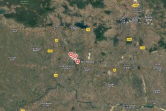 20 wagons of goods train derail in Bilaspur railway division of Chhattisgarh