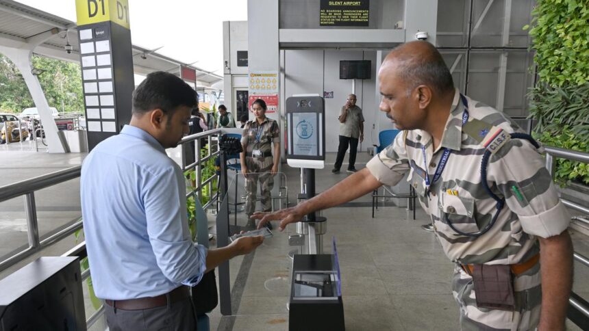 Chennai airport installs 2D barcode scanners at terminal entries to enhance security