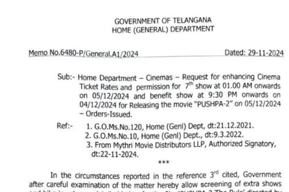 Price hike for Pushpa 2 movie draws flak