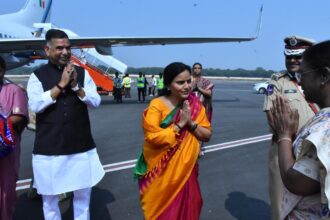 President leaves Hyderabad after two-day visit