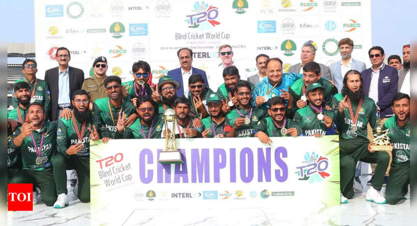Pakistan crush Bangladesh to lift Blind T20 World Cup title | Cricket News