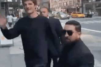 Remake of Bill Gates incident? Enron new CEO Connor Gaydos hit with ‘pie in face’ – watch viral video