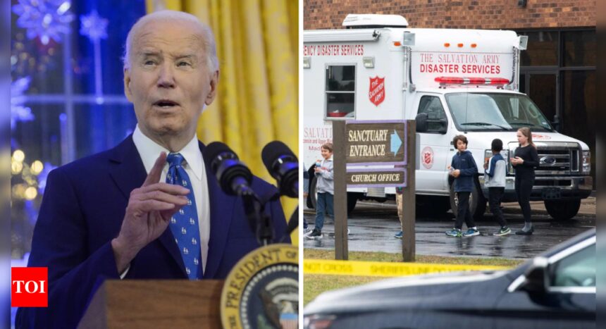 Wisconsin school shooting: US President Joe Biden condemns attack saying, ‘Students should be learning to read, write not to duck, cover’