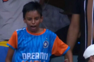 Watch: Little fan in Virat Kohli’s jersey erupts in joy after Travis Head’s wicket | Cricket News