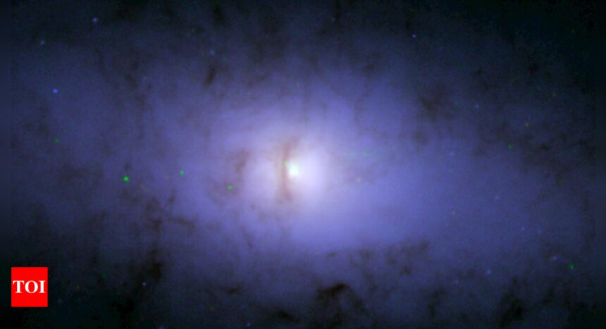 Nasa discovers ‘tipped-over’ black hole rotating in ‘unusual’ direction