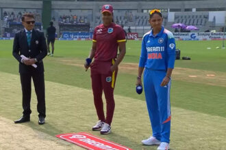 India Women 23/0 in 6.1 Overs | India Women vs West Indies Women, 1st ODI Live Score