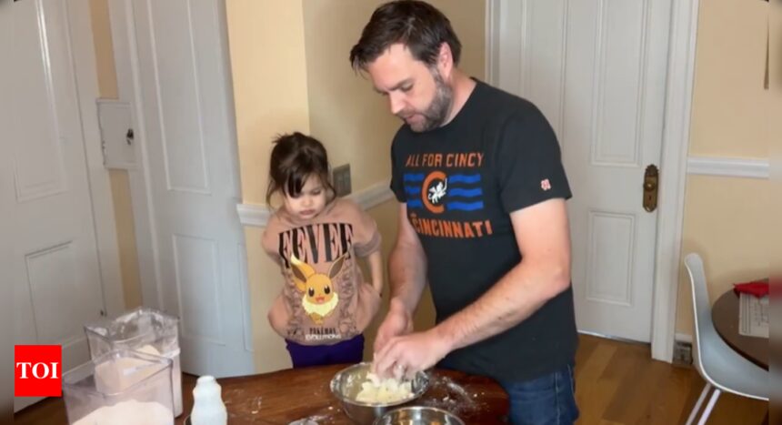 JD Vance’s Christmas biscuit-baking tradition with daughter wows social media: ‘What a great little assistant!’