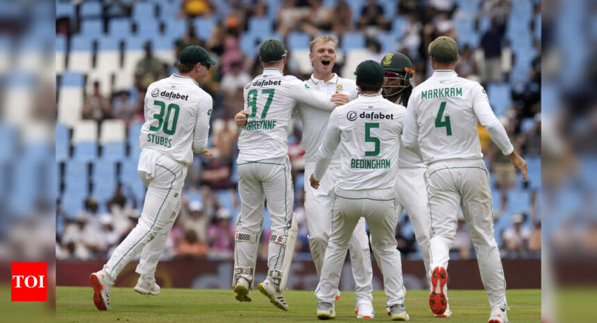 South Africa Vs Pakistan: Corbin Bosch the South African pacer takes a wicket off the very first ball of his Test career against Pakistan. | Cricket News