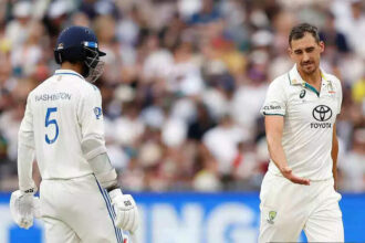 Border-Gavaskar Trophy: Watch: A banana swing and a back edge leaves Aussies stunned | Cricket News
