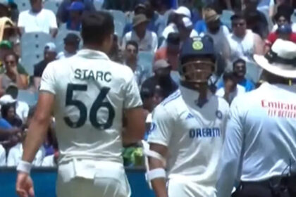 Watch: Mitchell Starc sledges Yashasvi Jaiswal, Indian opener responds | Cricket News