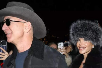 Jeff Bezos and Lauren Sánchez hold hands in Aspen after denying 0m wedding rumor