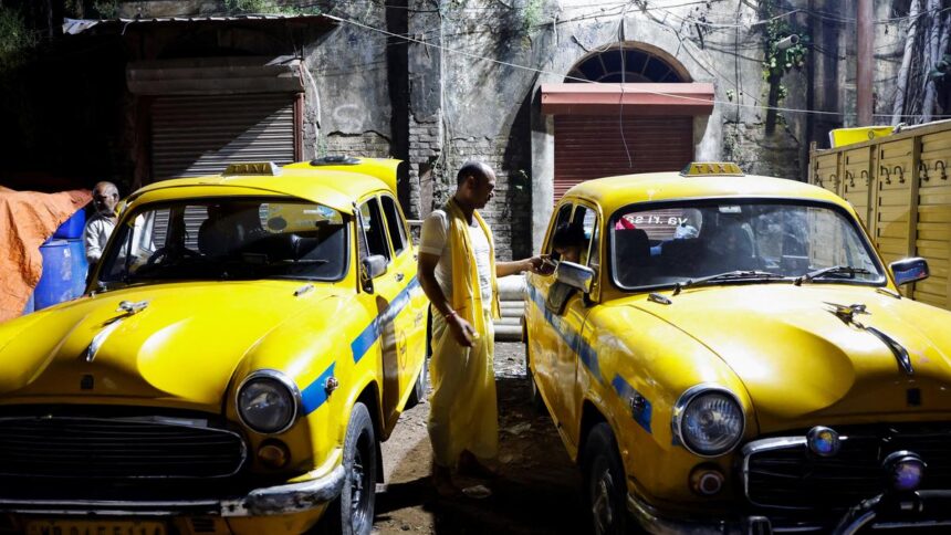 Watch: Kolkata set to lose nearly half of its iconic yellow Ambassador taxis                   