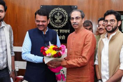 Shiv Sena (UBT) leader Uddhav Thackeray meets Chief Minister Fadnavis in Nagpur