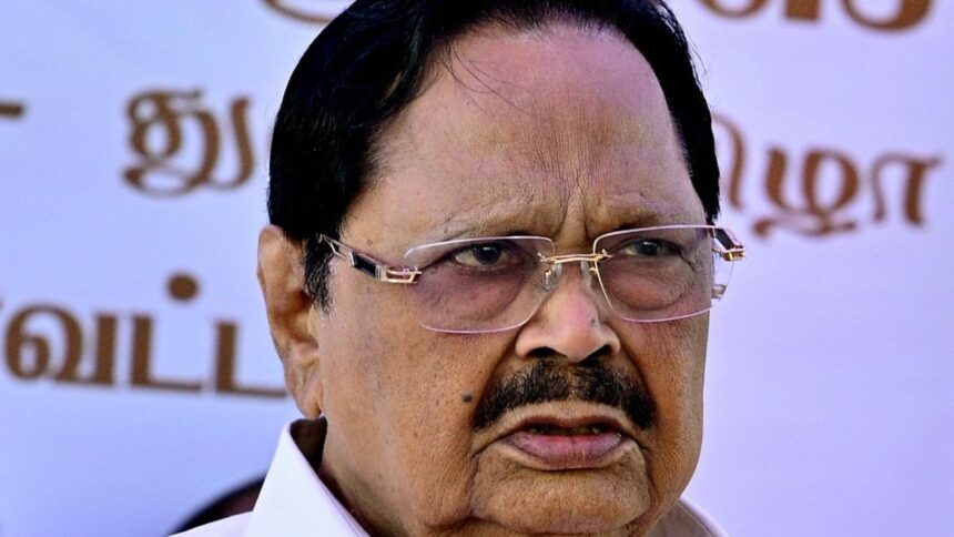 Disproportionate assets case against Duraimurugan: Madras High Court to begin hearing on Dec 6