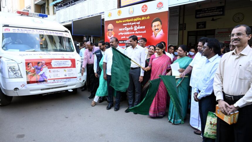 Kanimozhi flags off drive against TB
