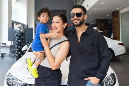 Gauahar Khan buys Mercedes-Benz Coupe worth nearly Rs 1 crore, celebrates with family : Bollywood News