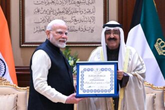 Kuwait bestows highest honour ‘The Order of Mubarak Al Kabeer’ to PM Modi