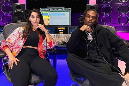 Nora Fatehi drops BTS video from ‘It’s True’ recording session with CKay : Bollywood News