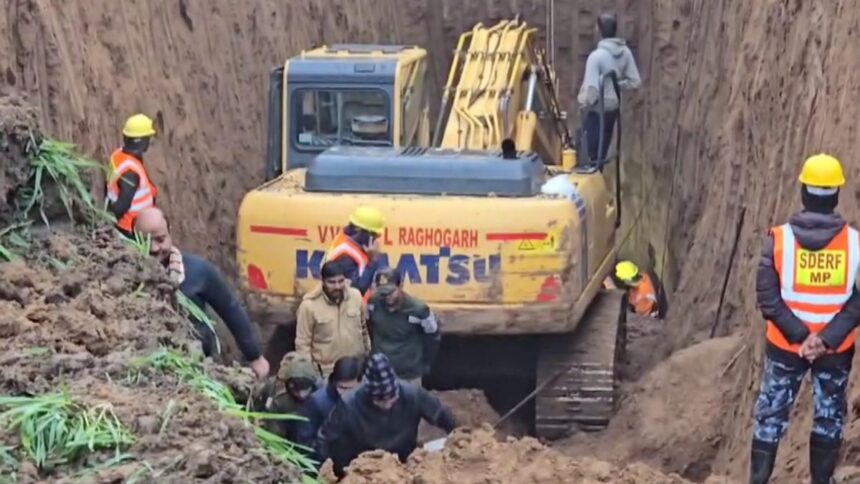 Boy brought out of borewell in MP’s Guna after 16-hr rescue ops, rushed to hospital