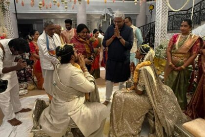 Champion shuttler PV Sindhu gets married to Datta Venkata Sai in Udaipur