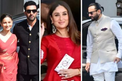 Ranbir Kapoor, Kareena Kapoor, Alia Bhatt, and Saif Ali Khan travel to Delhi to meet PM Modi ahead of Raj Kapoor Film Festival : Bollywood News