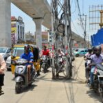 Poles and transformers in the way of Hyderabad traffic to be removed