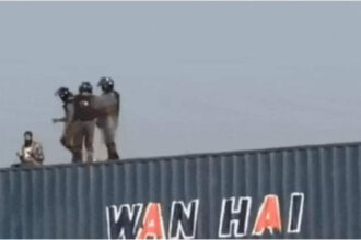 Man pushed from container is ‘completely fine,’ says Pakistan’s information minister