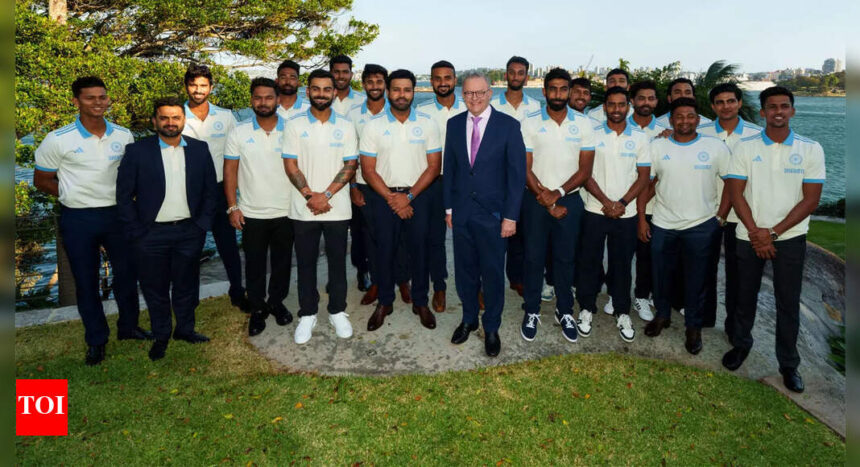 India and Australia teams meet PM Anthony Albanese ahead of Sydney Test |