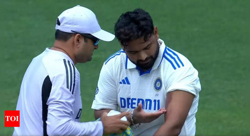 Rishabh Pant: BRUTAL! Rishabh Pant bruised by 140kmph thunderbolts to arm, helmet at SCG – Watch | Cricket News