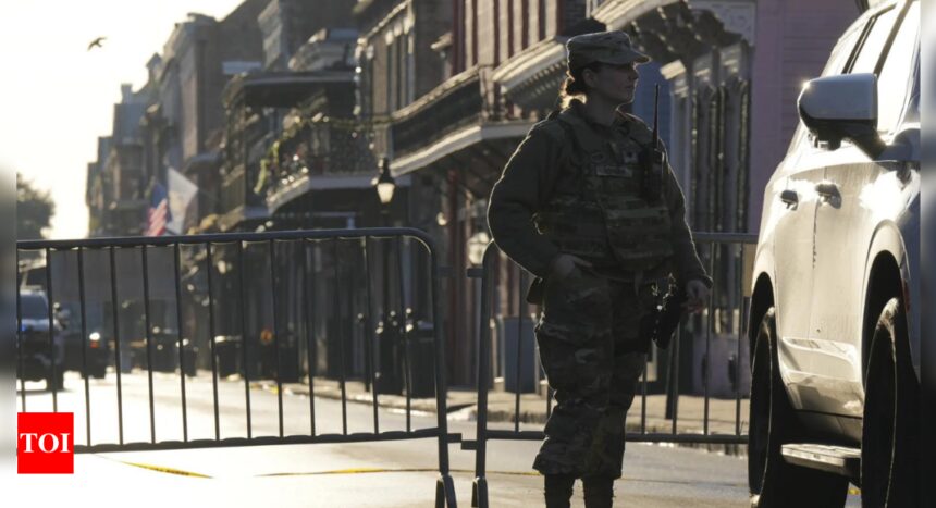 New Orleans attack: New footage shows fiery gunbattle between attacker and police | World News