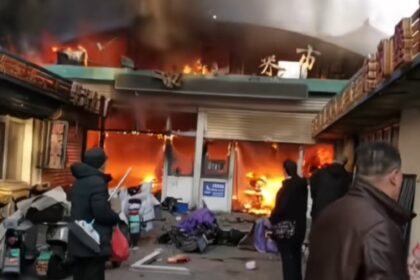 8 dead, 15 injured in a deadly fire at north China food market
