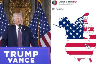 ‘Oh Canada’: Donald Trump shares map with 51 US states | World News