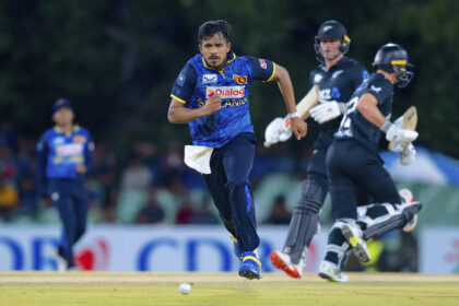 Maheesh Theekshana’s hat-trick headlines rain-interrupted New Zealand-Sri Lanka ODI in Hamilton