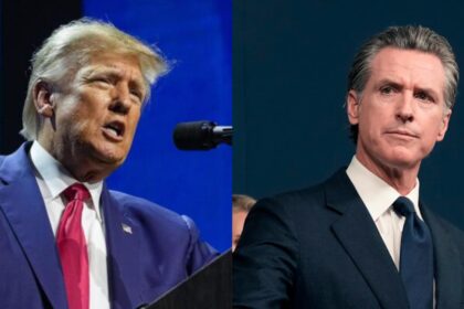 ‘All his fault’: Donald Trump blames Gavin Newsom for California wildfires