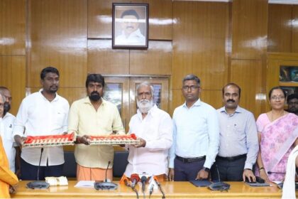 Gold sheets worth ₹6.32 crore donated for vimana of Soundararaja Perumal temple